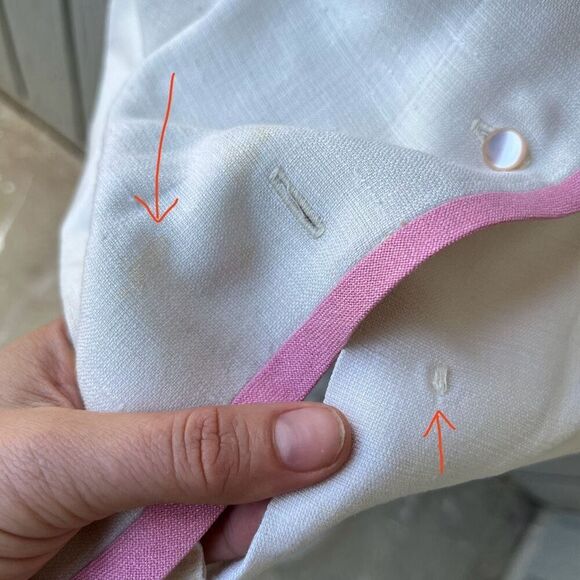 Vintage 1950s R&K Originals Rose Embroidered Dress – Union, Belted, M - Picture 9 of 16